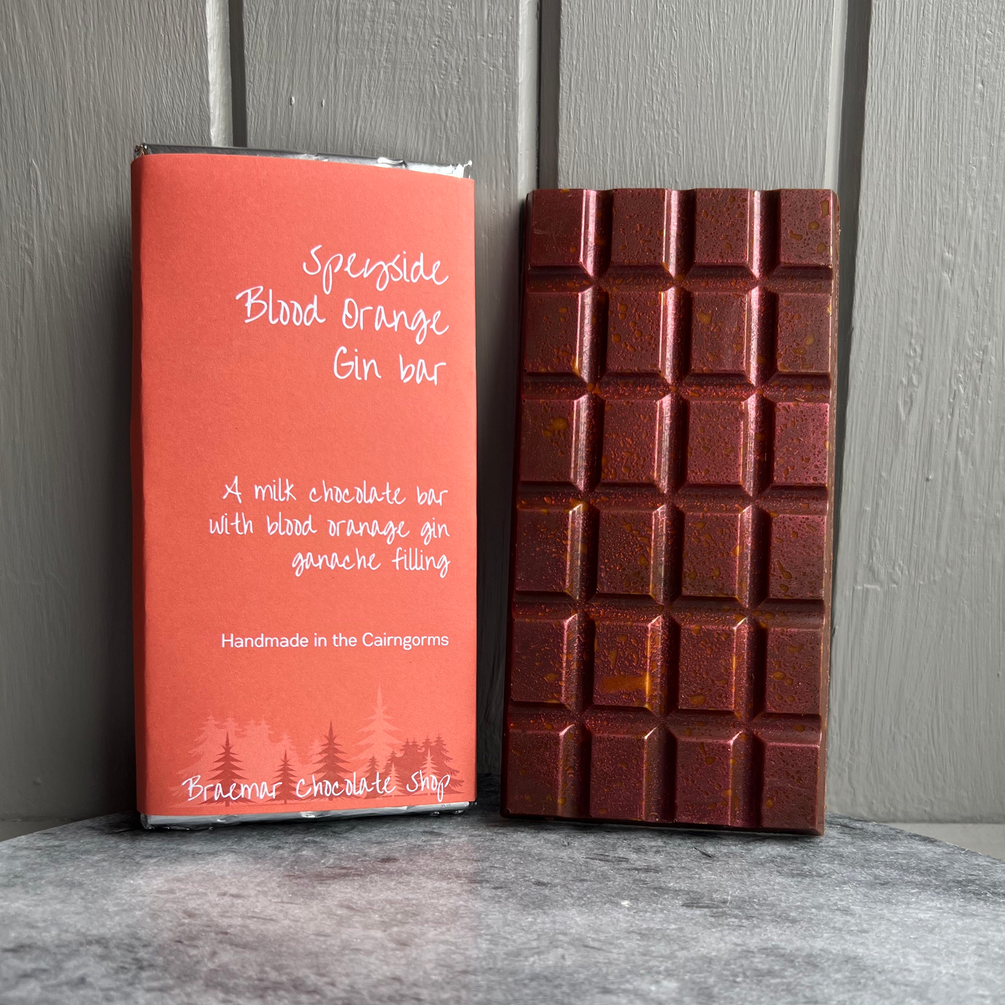 Speyside blood orange gin bar